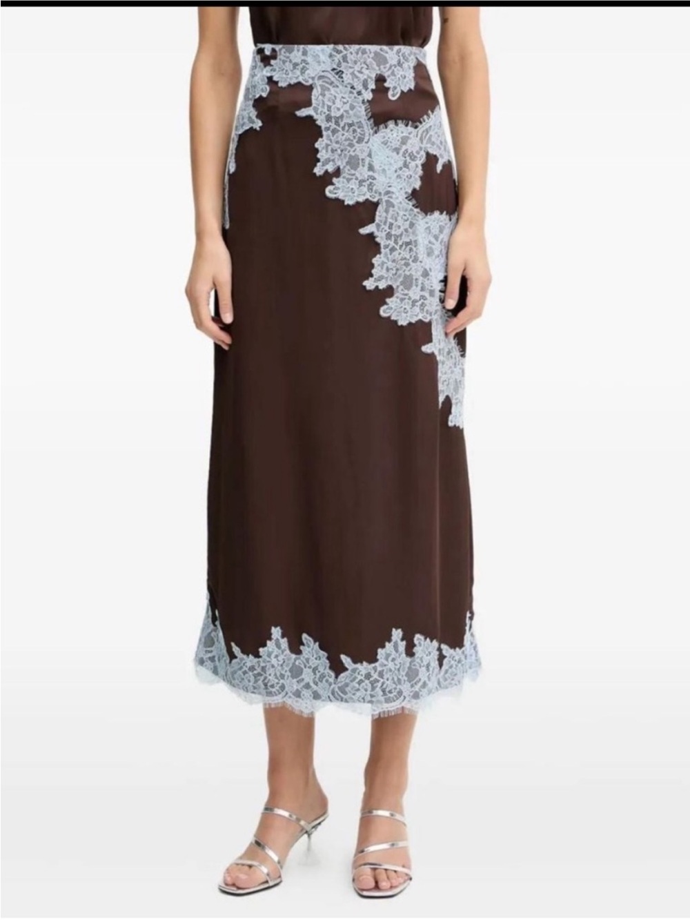 NWT Never Fully Dress Chocolate Melanie Skirt in Brown - Picture 1 of 12